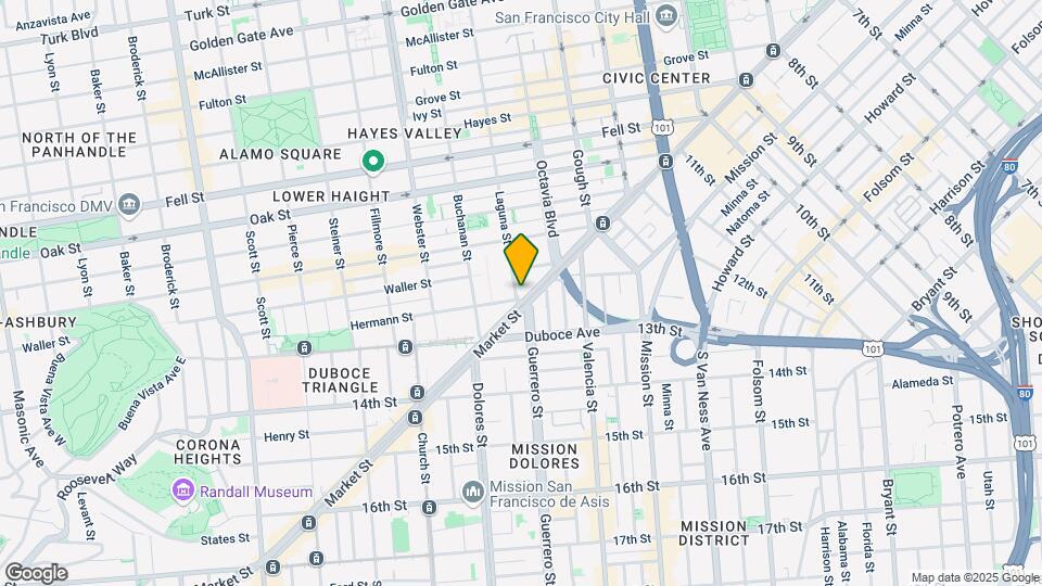 1898 Market St Map and Location Details
