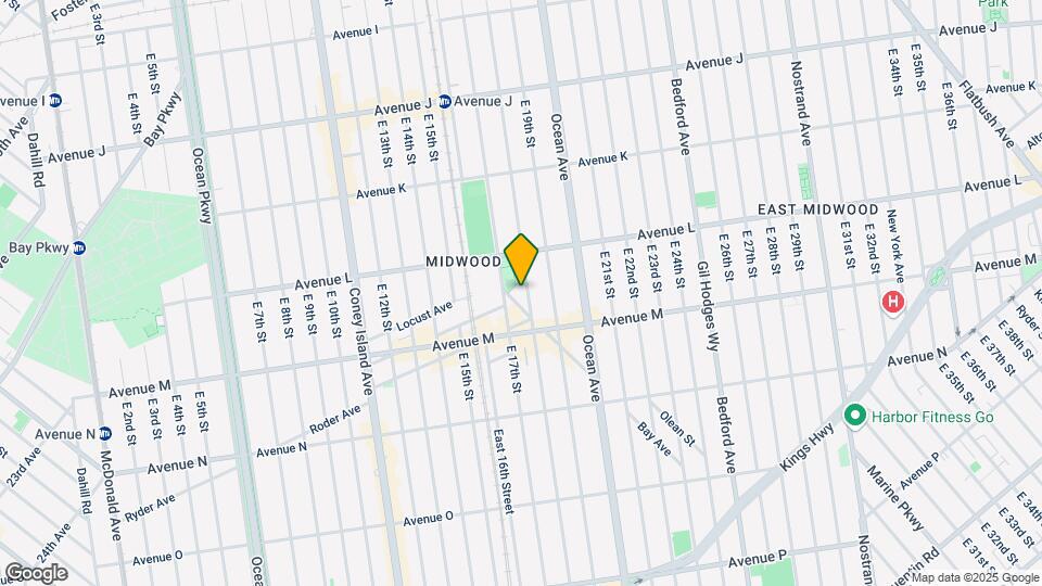 1270 E 18th St Map and Location Details