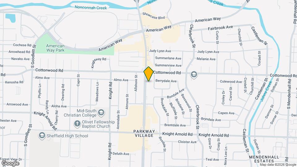 2964 S Perkins Rd Mapa y Detalles de la Ubicación