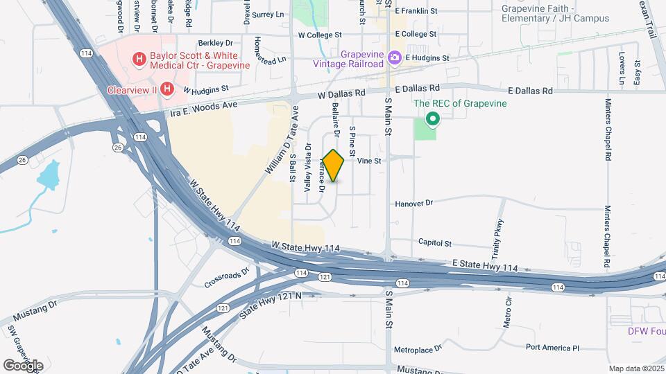 1230 Bellaire Dr Map and Location Details