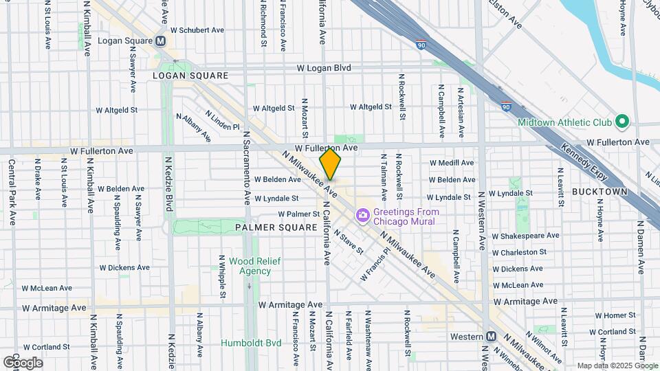 2295 N Milwaukee Ave Map and Location Details