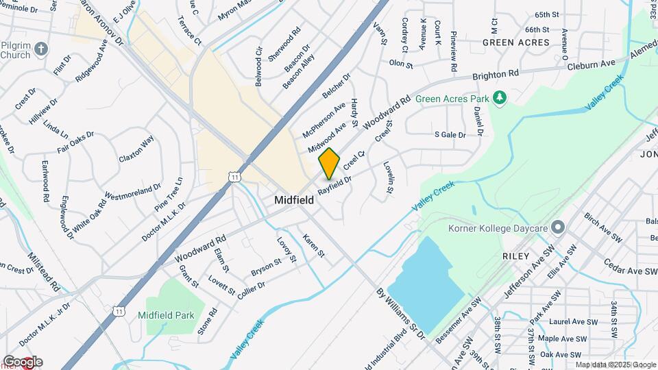 1420 Rayfield Dr Map and Location Details