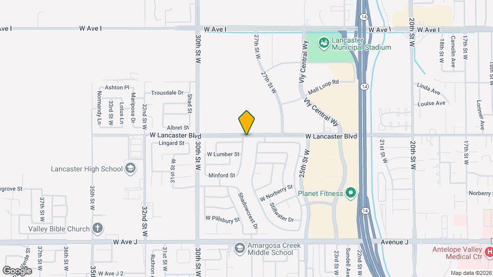 44762 Shadowcrest Dr Map and Location Details