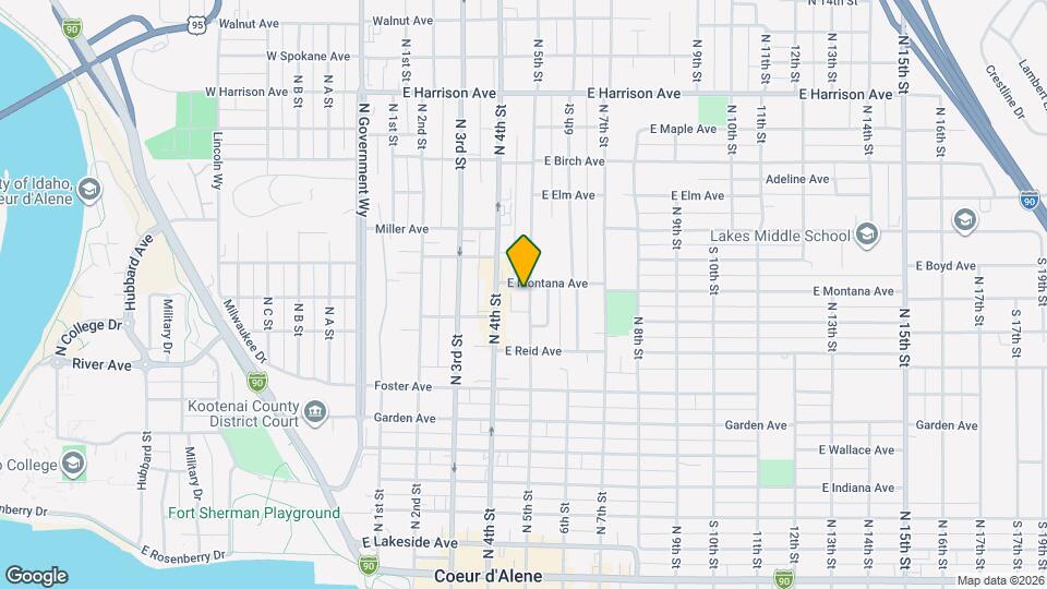 841 N 5th St Map and Location Details