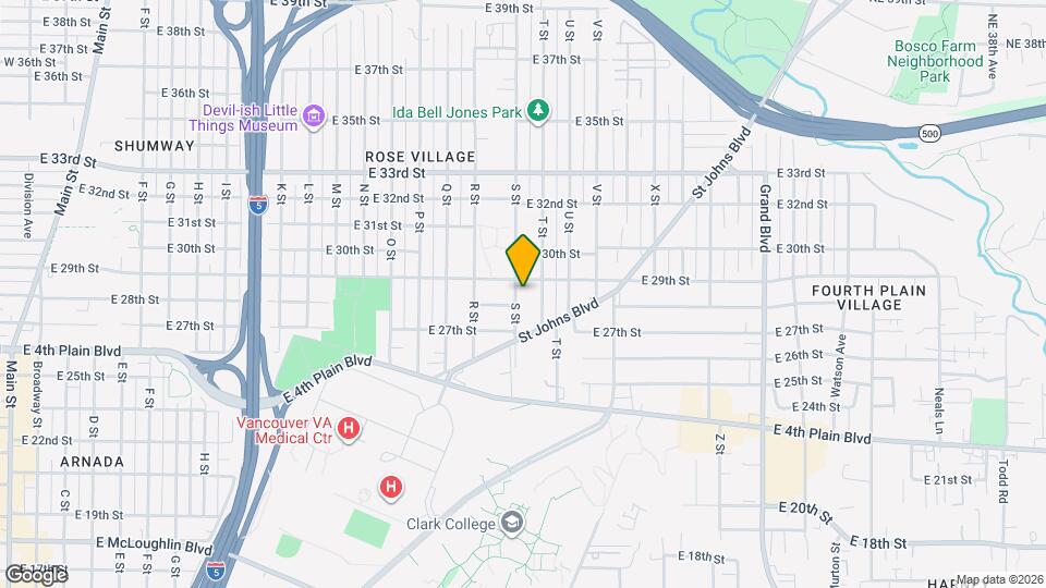 2805 S Street Map and Location Details