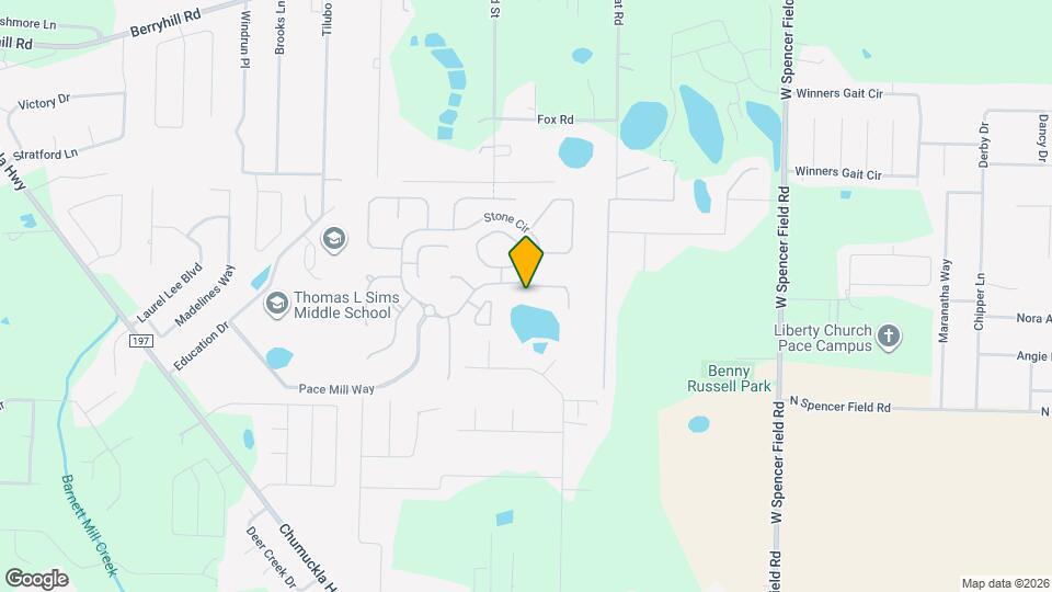 4004 Millwright Way Map and Location Details