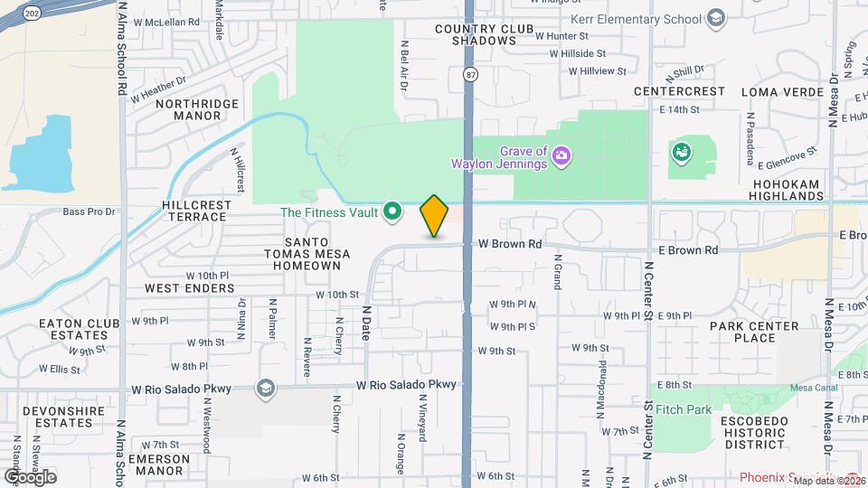 Rio Vista Apartments Map and Location Details
