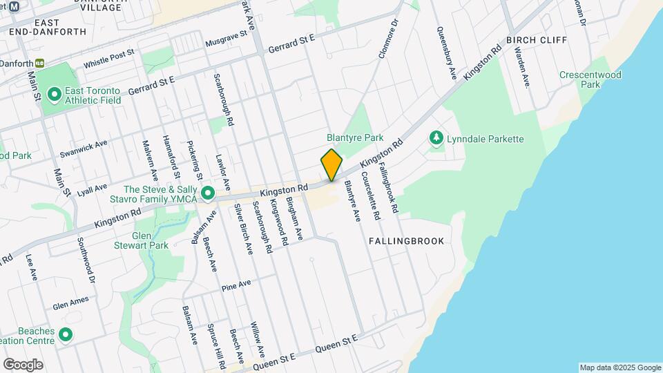 1093-1093 Kingston Rd Map and Location Details