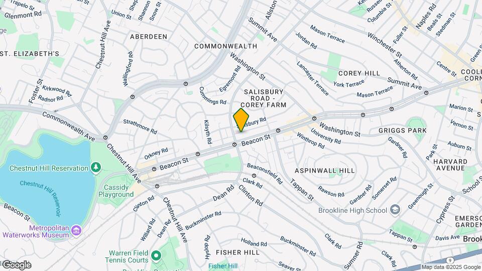 1760 Beacon St Map and Location Details