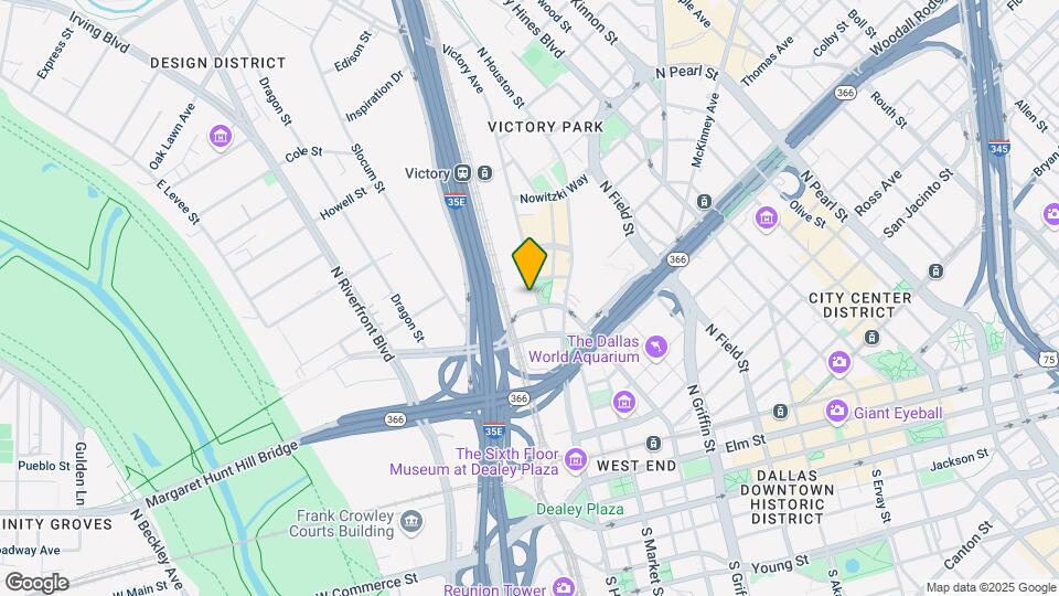2500 N Houston St Map and Location Details