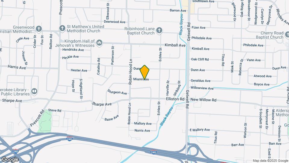 3755 Miami Ave Map and Location Details