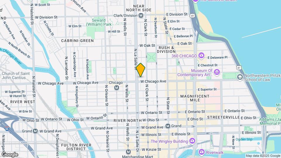 118 W Chicago Ave, Unit 1 Map and Location Details