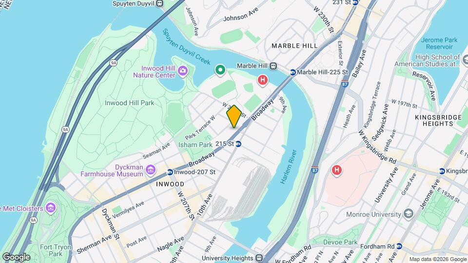 5055 Broadway Map and Location Details