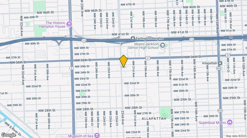 3417 NW 22nd Ave Map and Location Details
