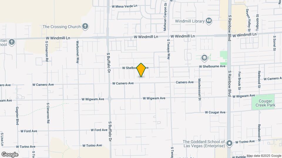 8374 S Pioneer Way Map and Location Details