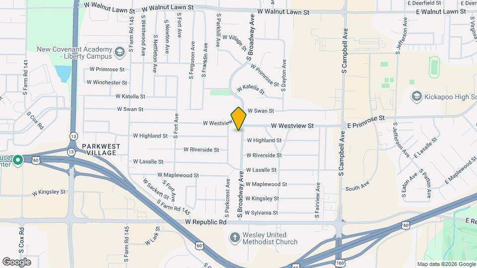 3863 S Broadway Ave Map and Location Details