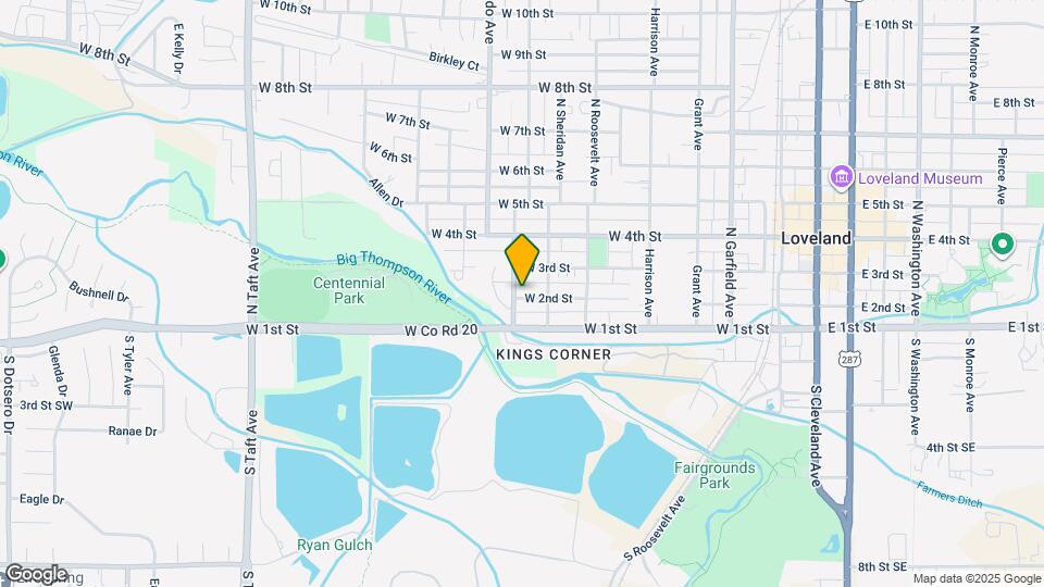 647 W 2nd St, Unit Apartment Map and Location Details