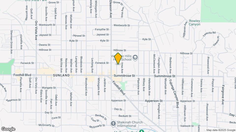 10548 Tinker Ave Map and Location Details