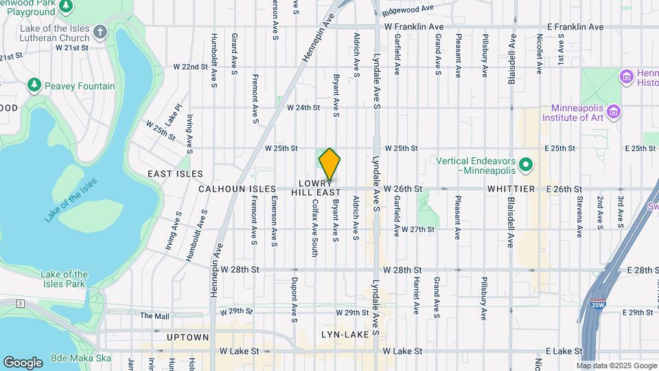 906 W 26th St Map and Location Details