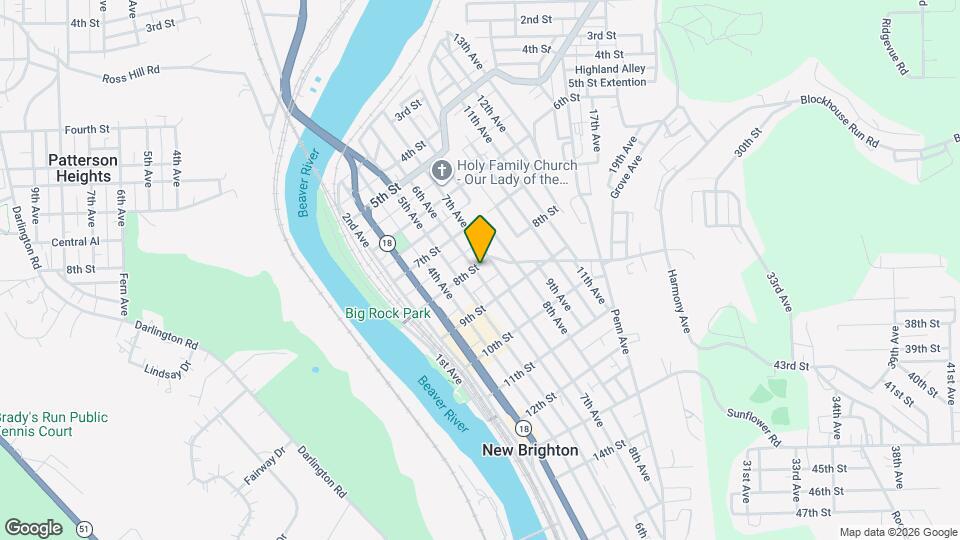 600 8th St Map and Location Details