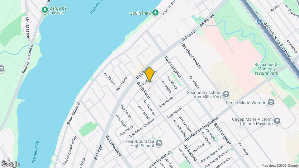 6287 Dagenais Rue Map and Location Details