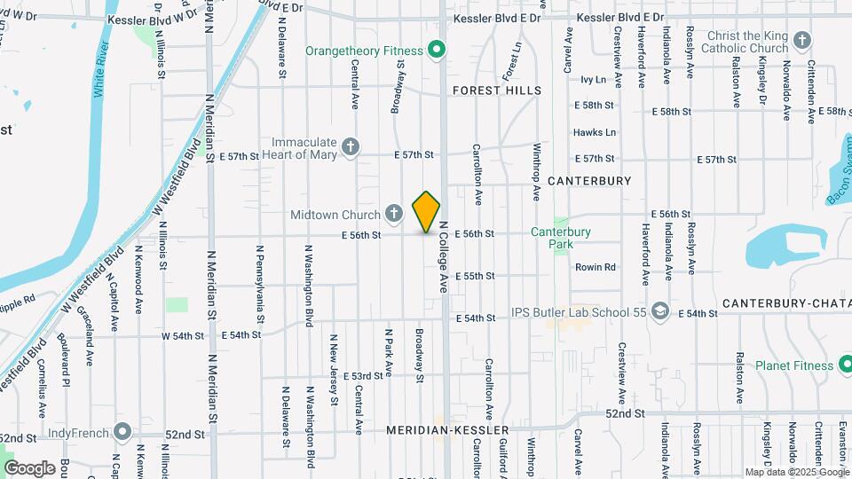 631 E 56th St Map and Location Details