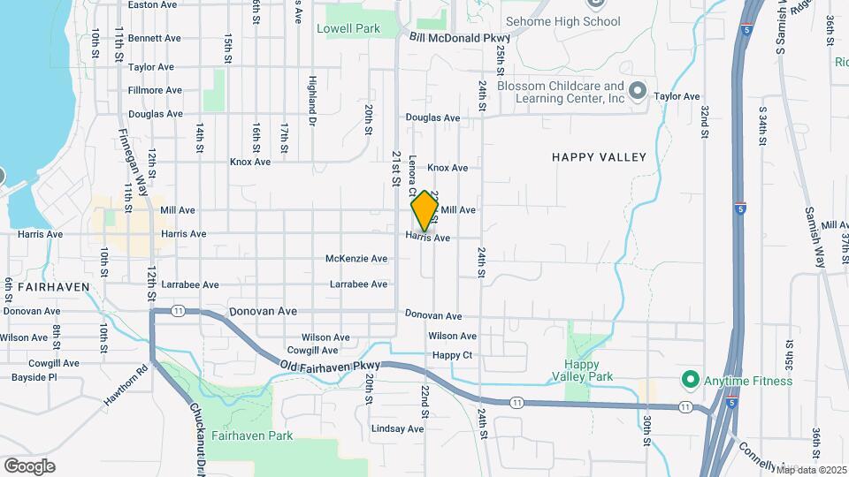 2112 Harris Ave Map and Location Details