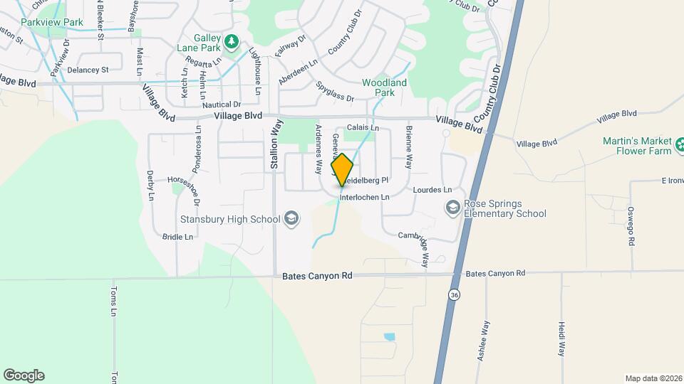 177 Interlochen Ln Map and Location Details