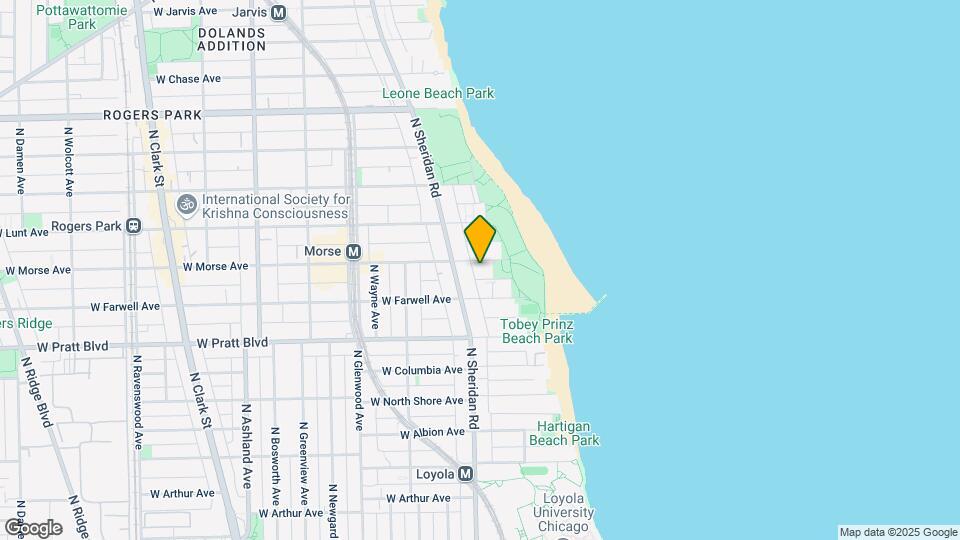 1141 W Morse Ave, Unit 306 Map and Location Details