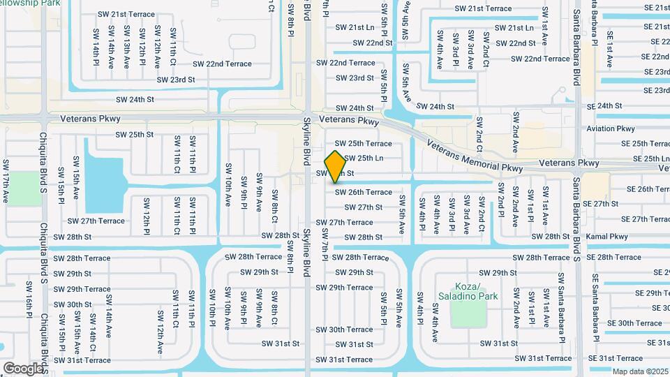 703 SW 26th Terrace Map and Location Details