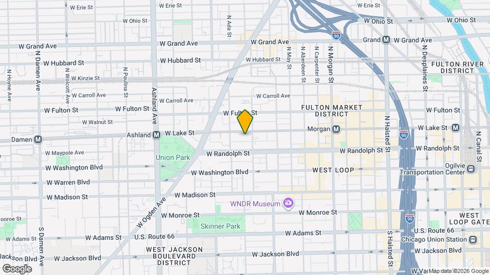 1319 W Lake St Map and Location Details