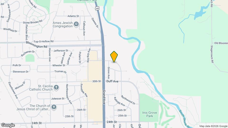 3117 Northwood Dr, Unit 1 Map and Location Details