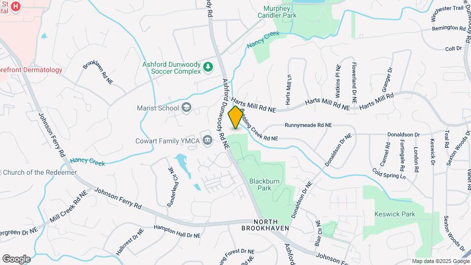 3689 Ashford Dunwoody Rd NE Map and Location Details