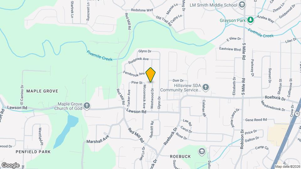 252 Westwood Dr Map and Location Details