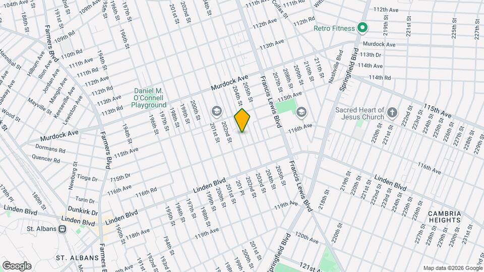 115-51 203rd St Mapa y Detalles de la Ubicación