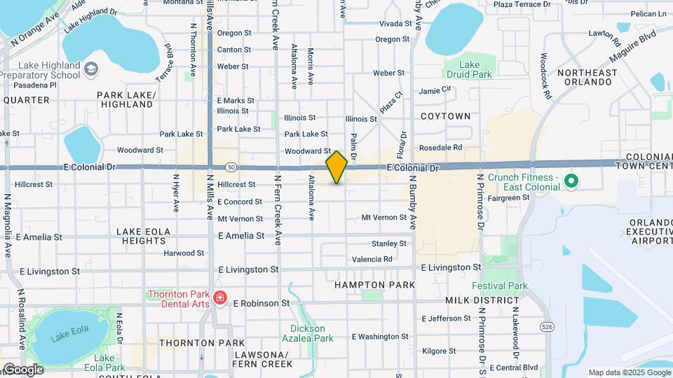 1914 Hillcrest St Map and Location Details