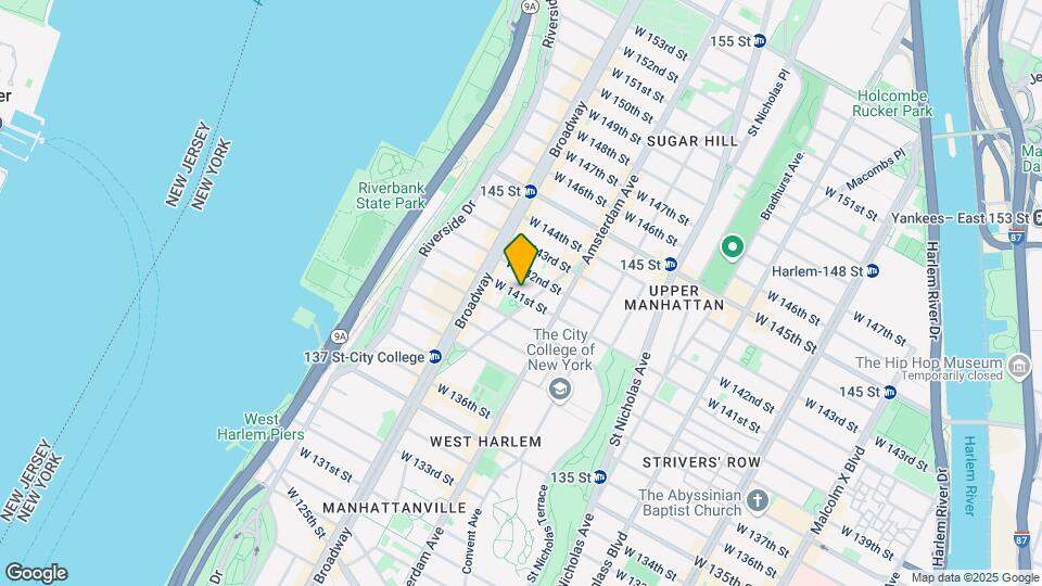 521 W 141st St Map and Location Details
