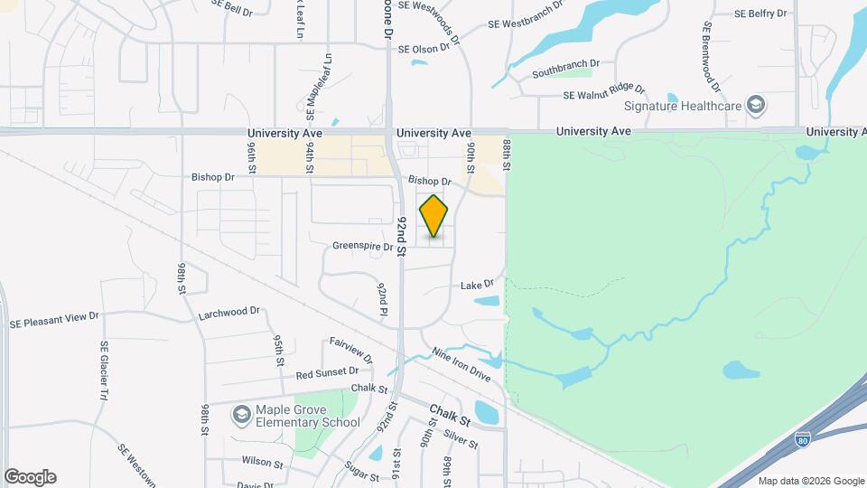 9065 Greenspire Dr Map and Location Details