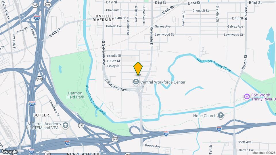 2921 Gipson St Map and Location Details