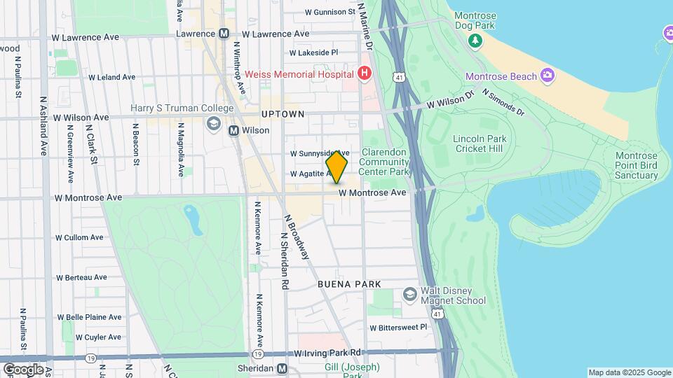 834 W Montrose Ave Mapa y Detalles de la Ubicación