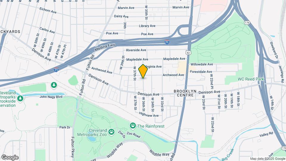 3771 W 36th St Map and Location Details