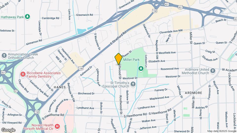 540 Knollwood St Mapa y Detalles de la Ubicación