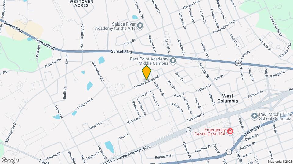 316 N Parson St Map and Location Details