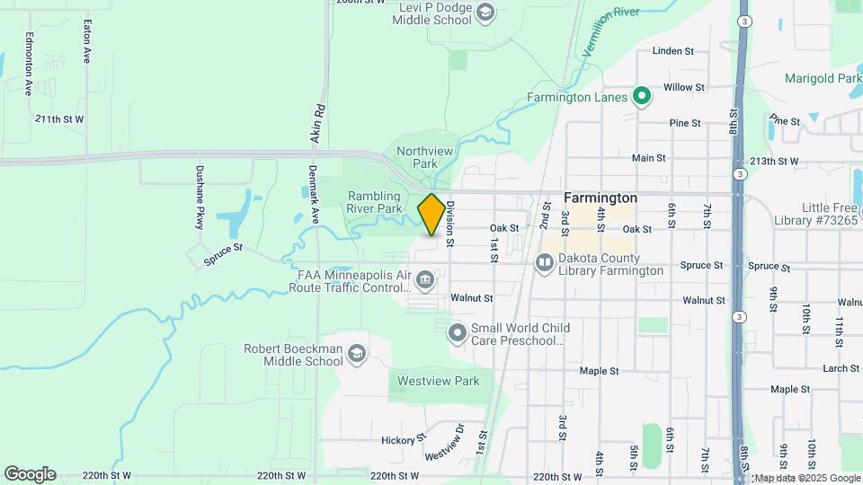 414 Whispering River Ln Map and Location Details