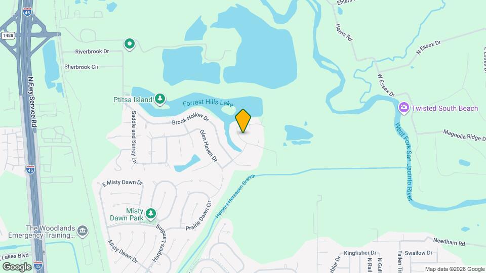 803 Glen Hollow Dr Mapa y Detalles de la Ubicación