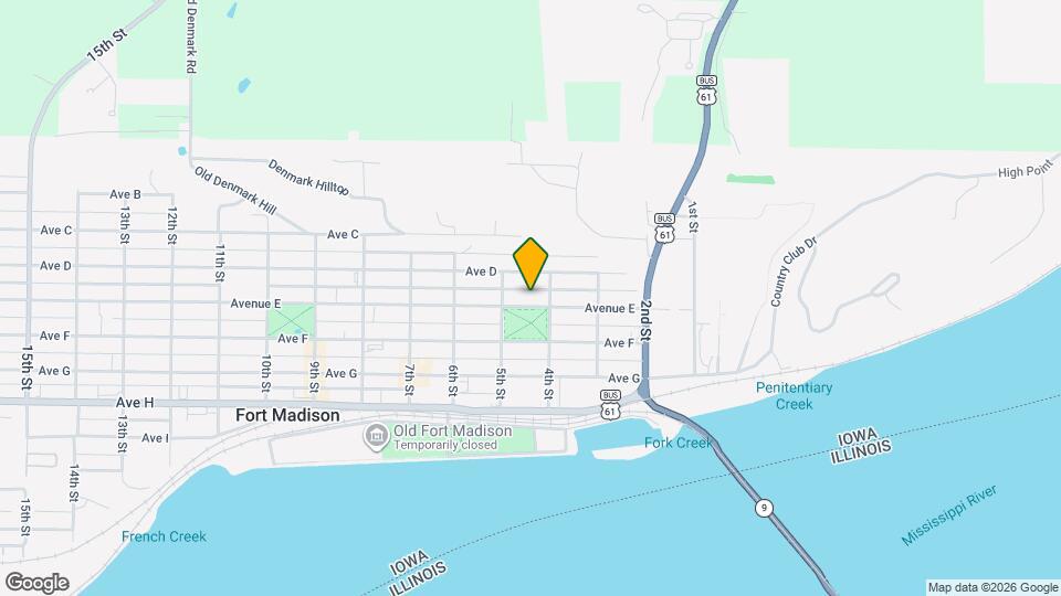 415 Avenue E Mapa y Detalles de la Ubicación