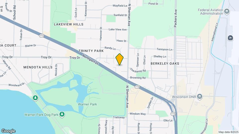 428 East Bluff Map and Location Details