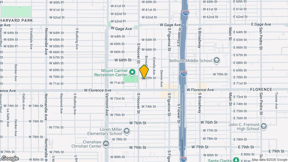 7011 Bonsallo Ave Mapa y Detalles de la Ubicación