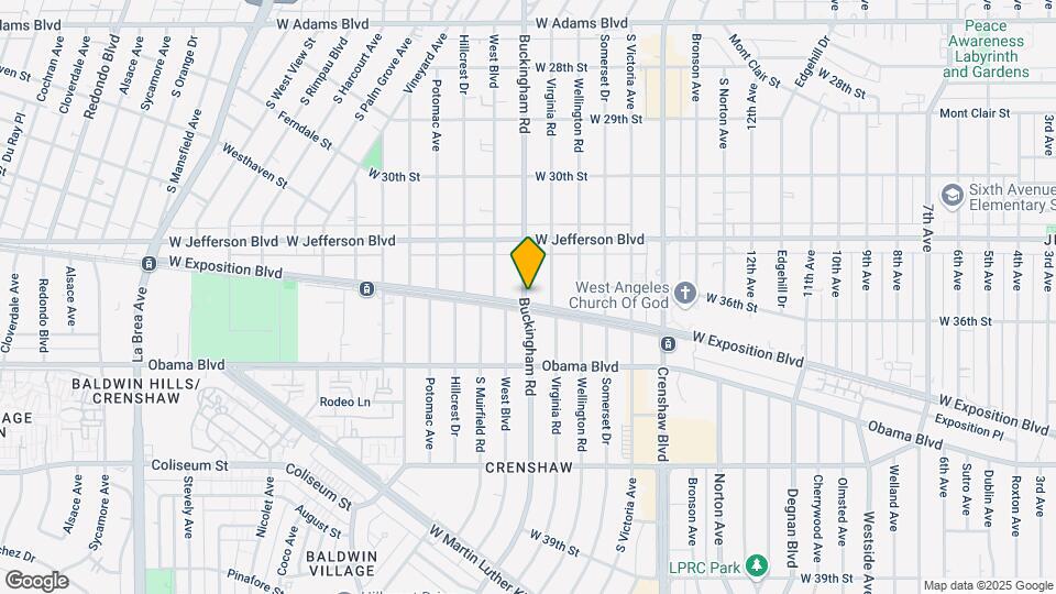 4025 Exposition Blvd Mapa y Detalles de la Ubicación