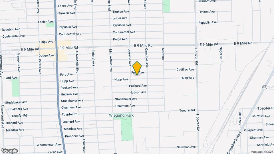 11043 Hupp Ave Mapa y Detalles de la Ubicación